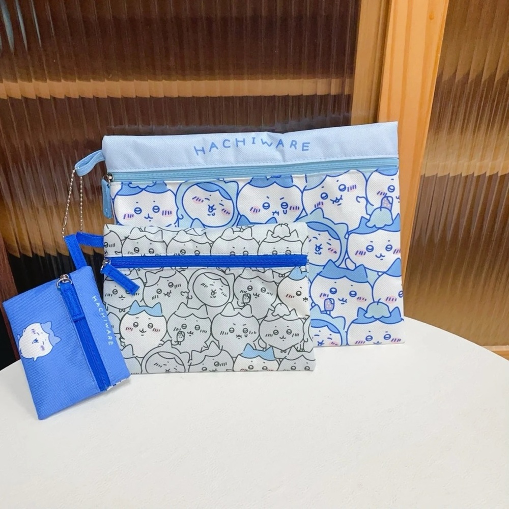 Hachiware storage bag set of 3 pc